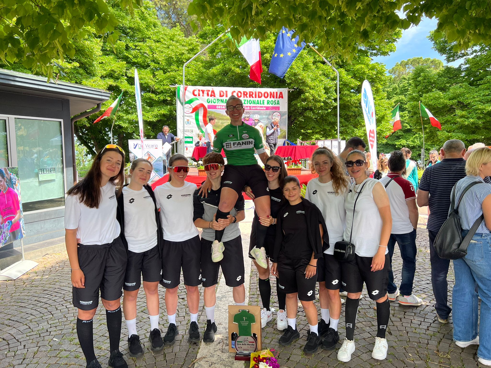 Anita Baima regina dei traguardi volanti, sua la maglia verde al Giro delle Marche in Rosa